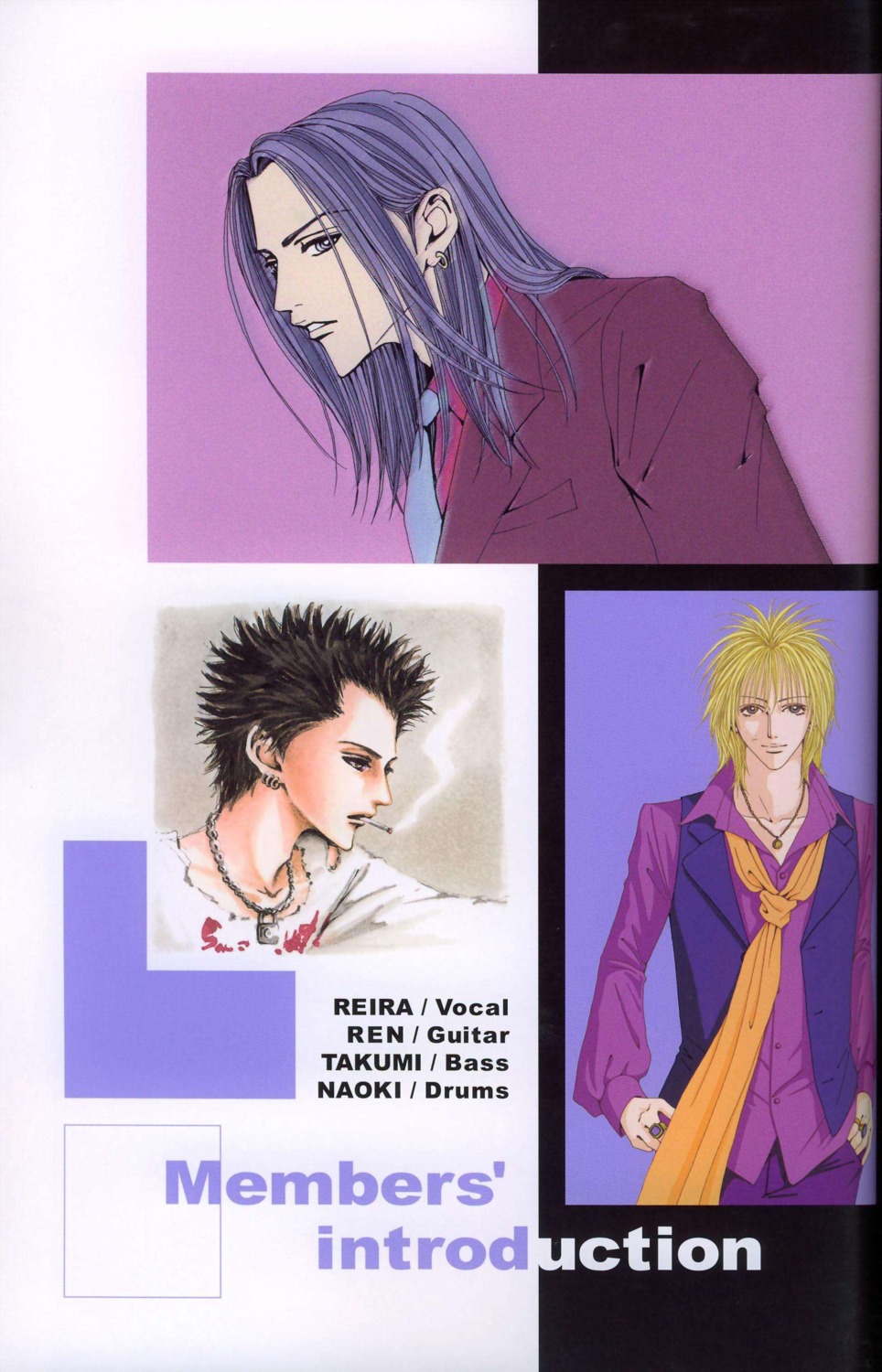 binding_discoloration, business_suit, fujieda_naoki, honjo_ren, ichinose_takumi, male, nana_(series), yazawa_ai