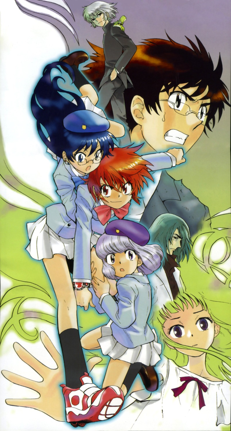 akashi_kaoru, hyoubu_kyousuke, minamoto_kouichi, nogami_aoi, sannomiya_shiho, shiina_takashi, zettai_karen_children