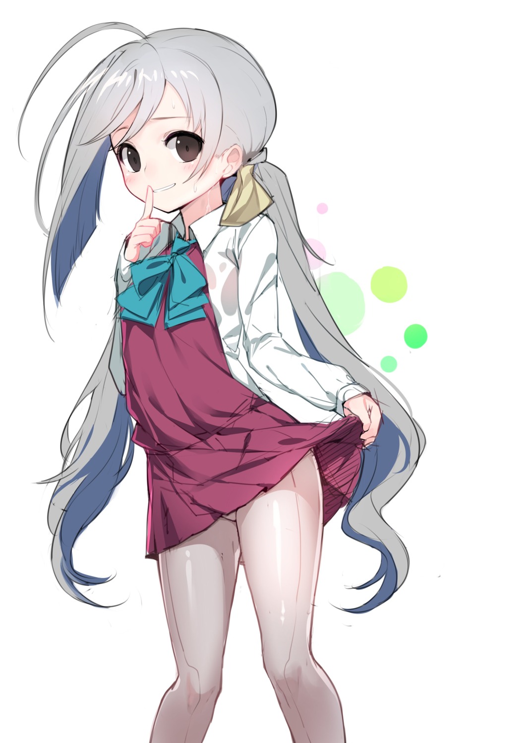 battle_koala, kantai_collection, kiyoshimo_(kancolle), pantyhose, seifuku, skirt_lift