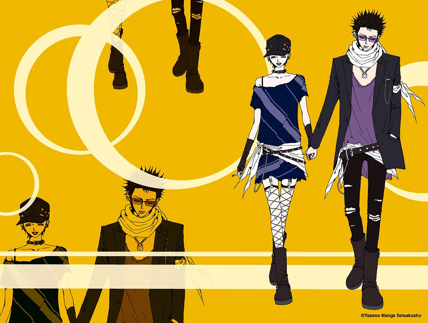 honjo_ren, nana_(series), osaki_nana