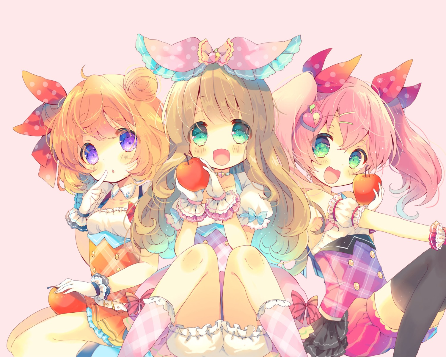 bloomers, dress, neko_to_rina, thighhighs