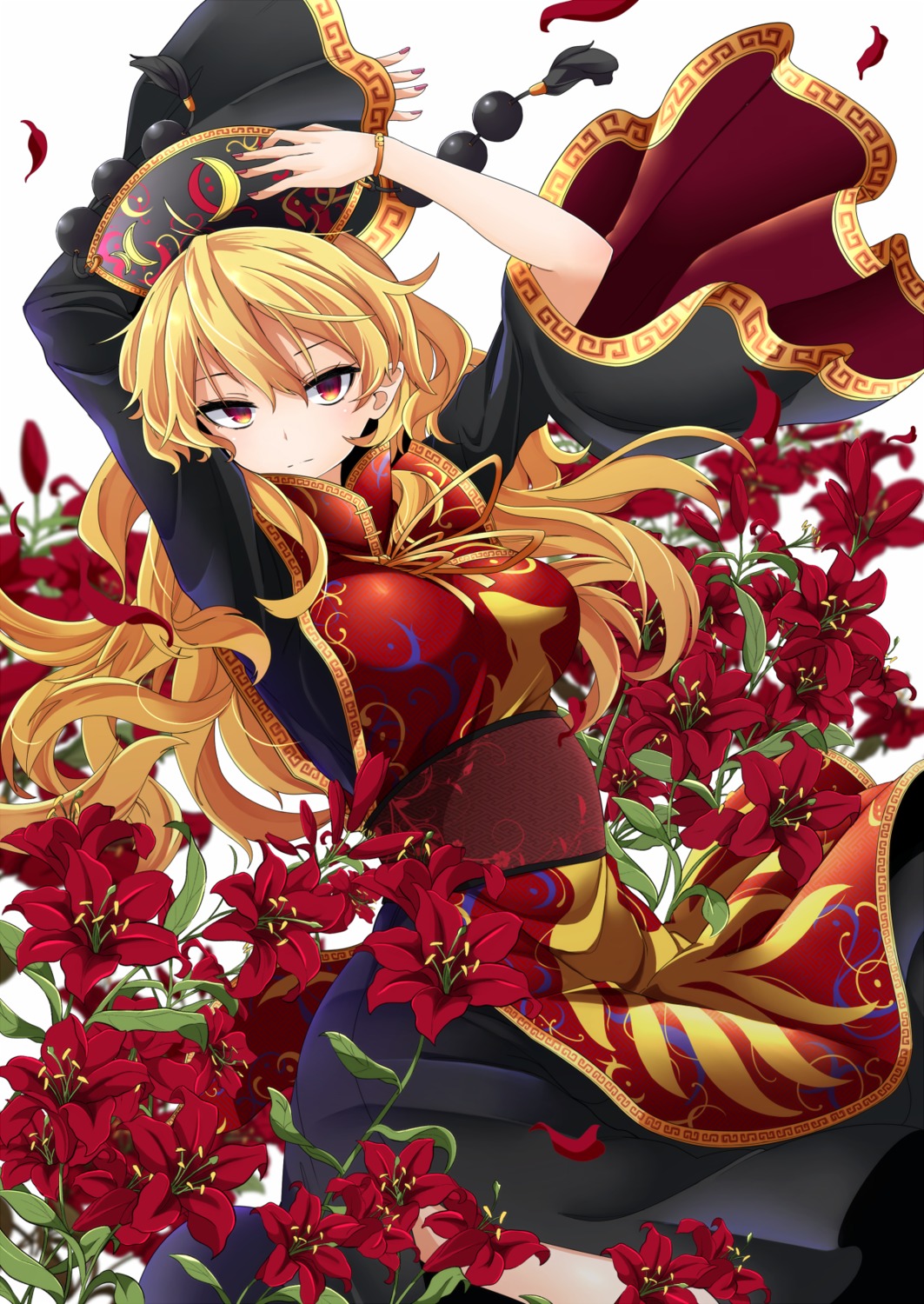 dress, junko, rihito_(usazukin), touhou
