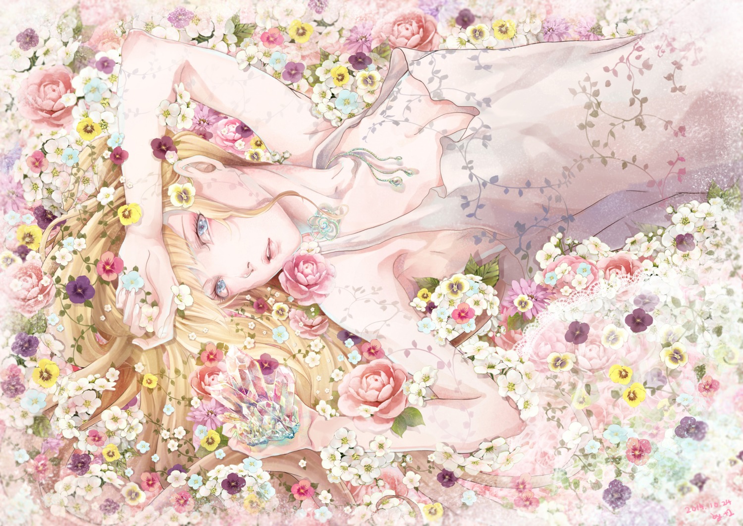+1_(yakusoku0722), dress, no_bra, see_through