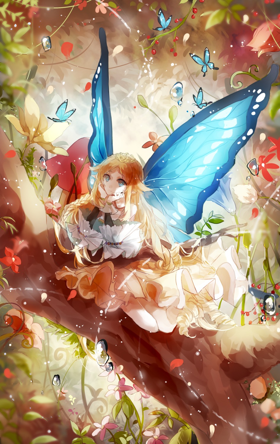 cui_(jidanhaidaitang), merc_storia, pointy_ears, wings