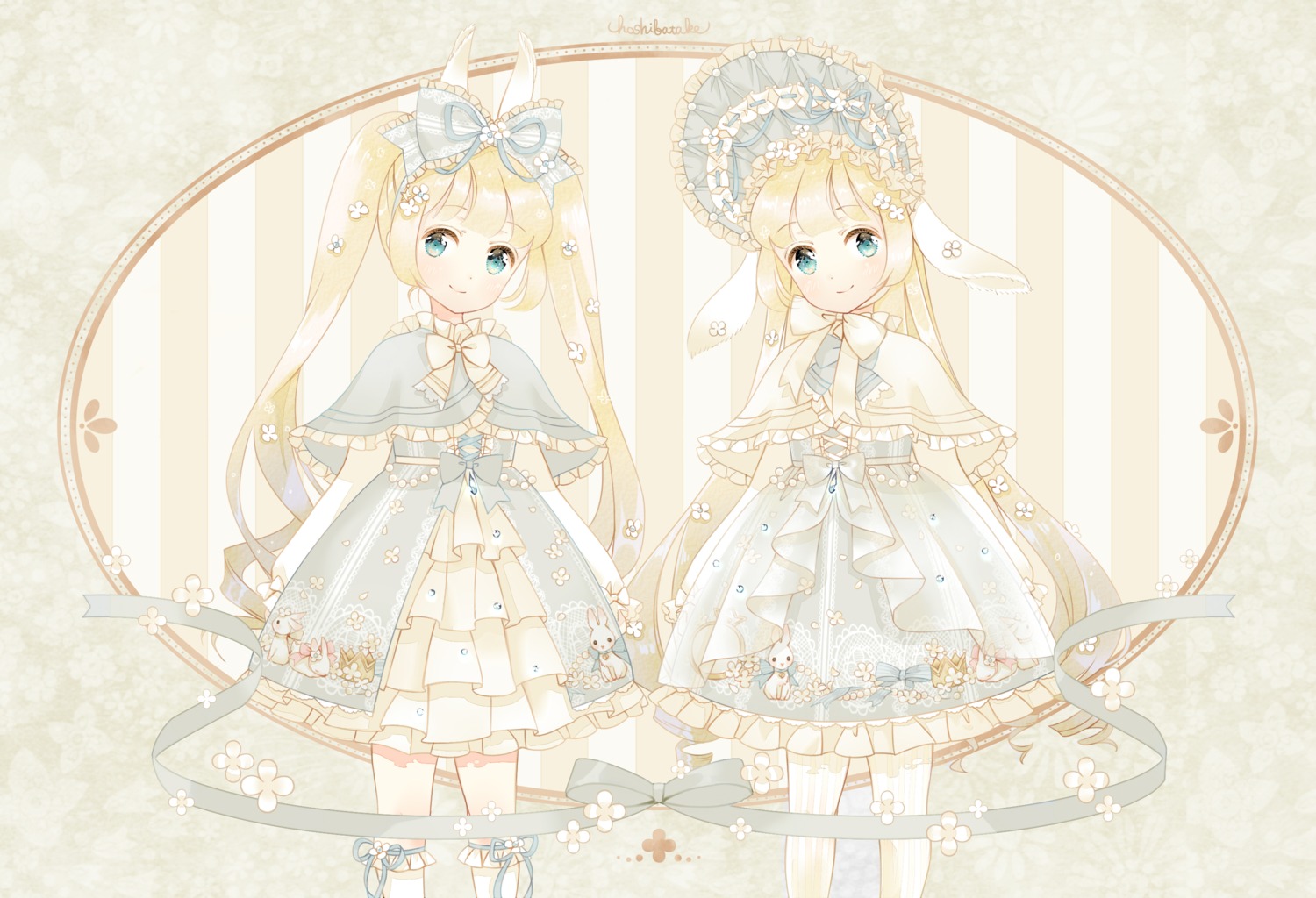 animal_ears, dress, hoshi_ame, lolita_fashion