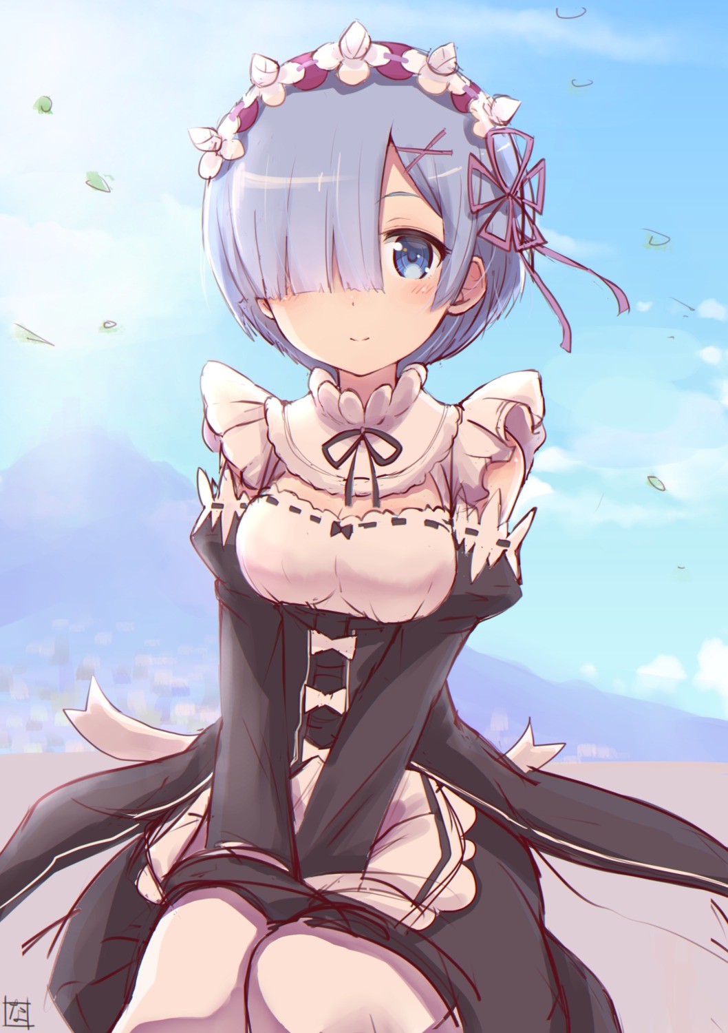 maid, nayuhi, re:zero_kara_hajimeru_isekai_seikatsu, rem_(re_zero)