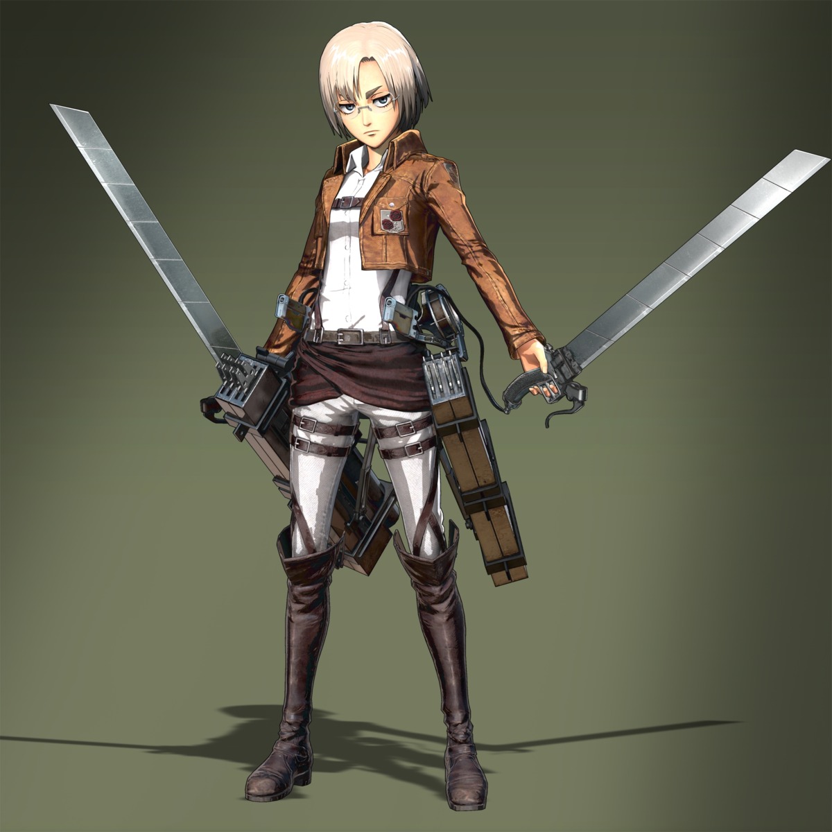 cg, megane, rico_brzenska, shingeki_no_kyojin, sword