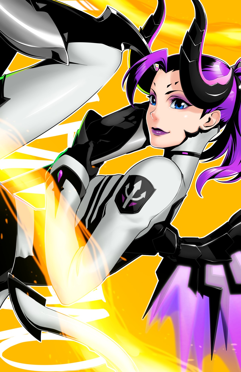 bodysuit, horns, kalua, mercy_(overwatch), overwatch, wings