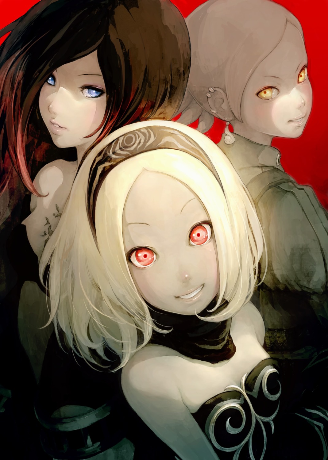 gravity_daze, kat_(gravity_daze), raven_(gravity_daze), tagme