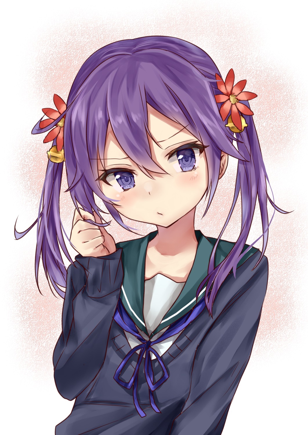 akebono_(kancolle), hoshimiya_nazuna, kantai_collection, seifuku, sweater