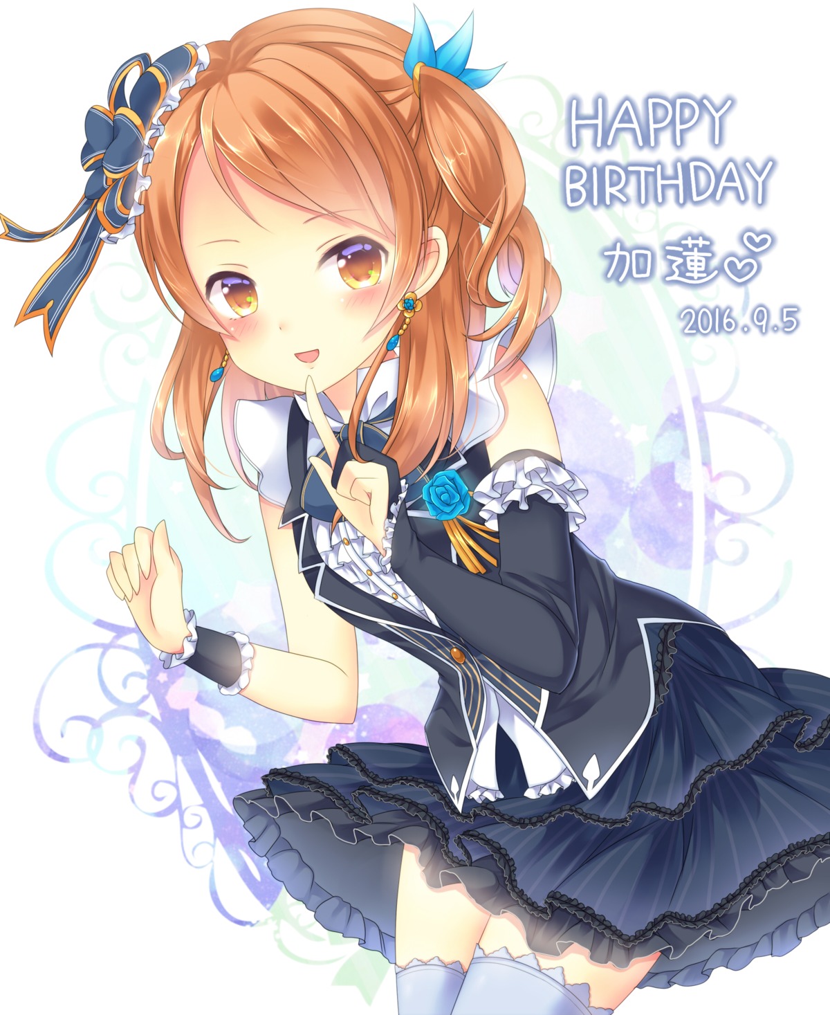 dress, harukaruha, houjou_karen, the_idolm@ster, the_idolm@ster_cinderella_girls, thighhighs