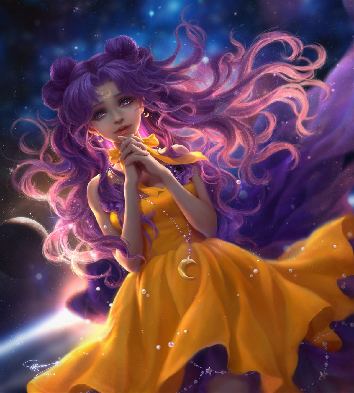 anthropomorphization, bishoujo_senshi_sailor_moon, dress, luna_(sailor_moon), sunmomo