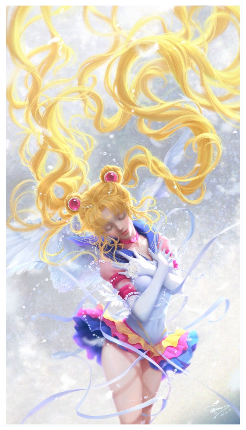 bishoujo_senshi_sailor_moon, breast_hold, sunmomo, tsukino_usagi