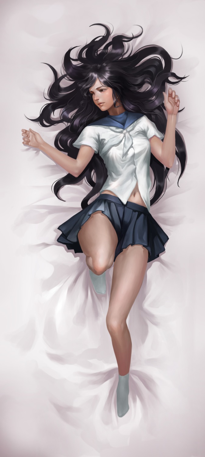dakimakura, midfinger22, seifuku