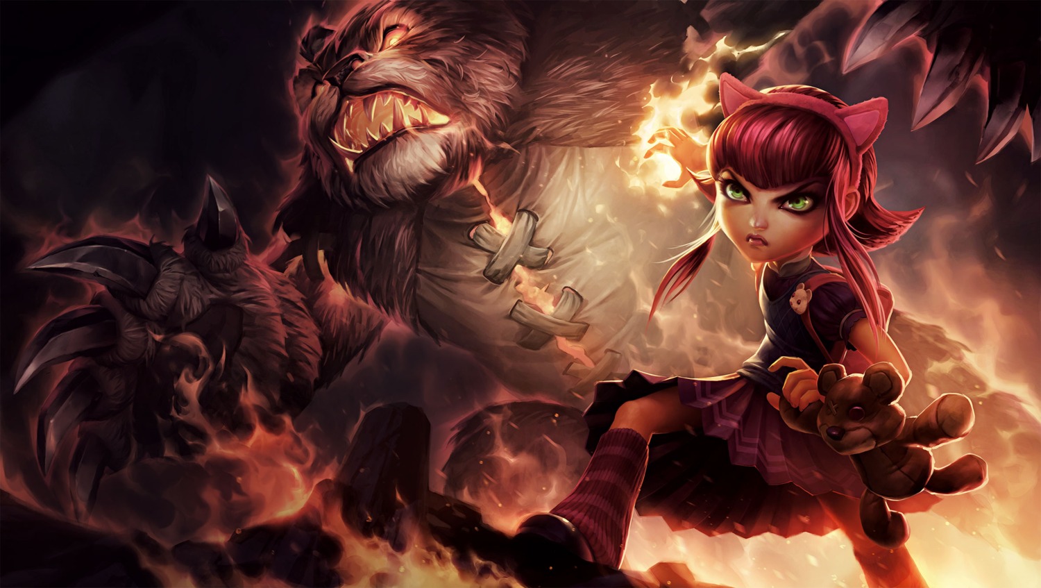 animal_ears, annie_hastur, league_of_legends, monster, tagme, tibbers
