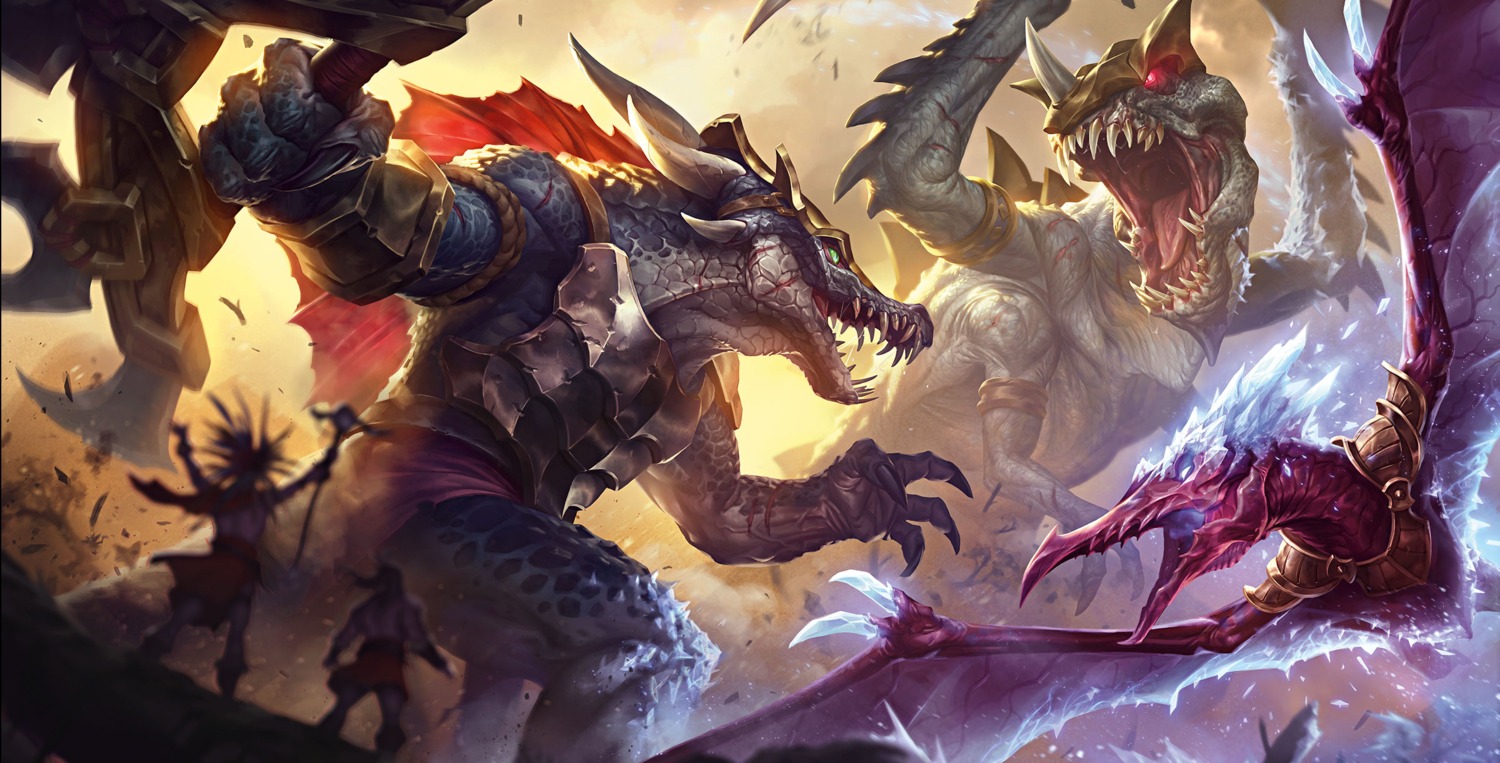 anivia, cho'gath, league_of_legends, renekton, tagme