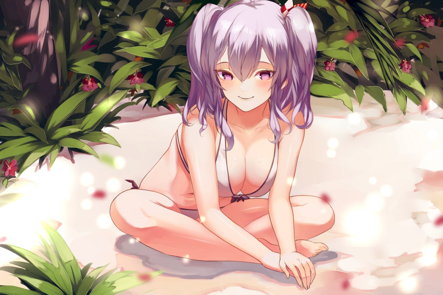 bikini, cleavage, eredhen, kantai_collection, kashima_(kancolle), swimsuits