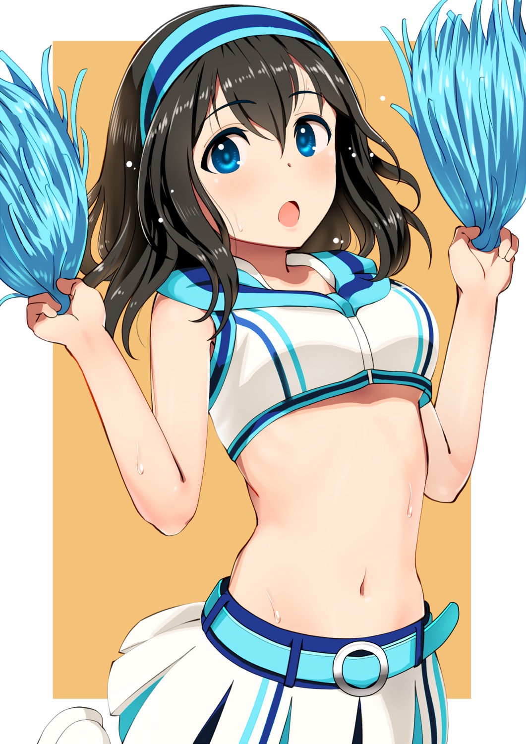 cheerleader, pettan_p, sagisawa_fumika, the_idolm@ster, the_idolm@ster_cinderella_girls
