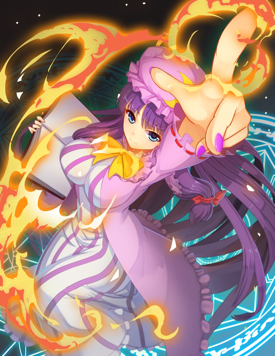 dress, fps, patchouli_knowledge, touhou