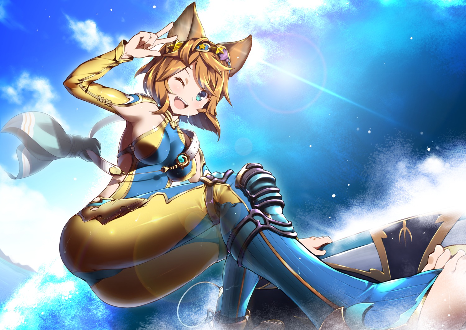 animal_ears, bodysuit, granblue_fantasy, hoppege, kairana