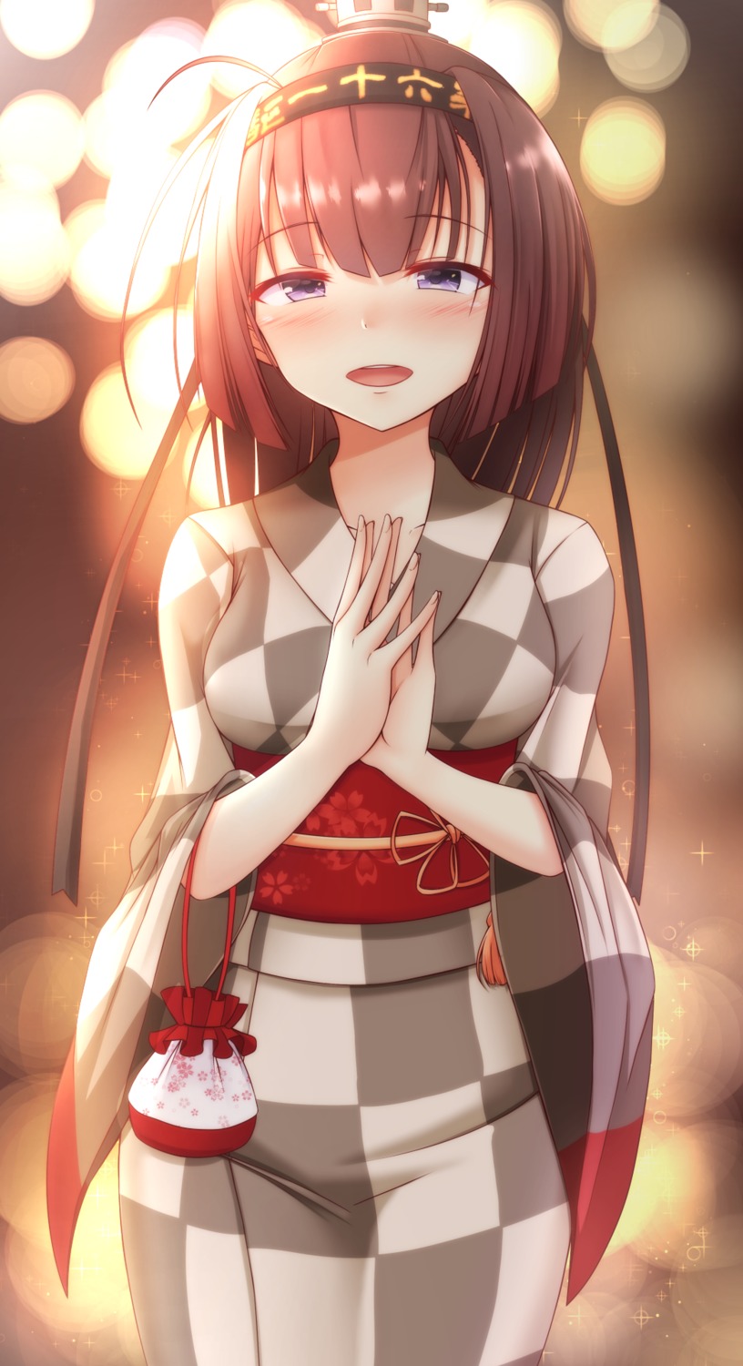 akizuki_(kancolle), doyachii, kantai_collection, yukata