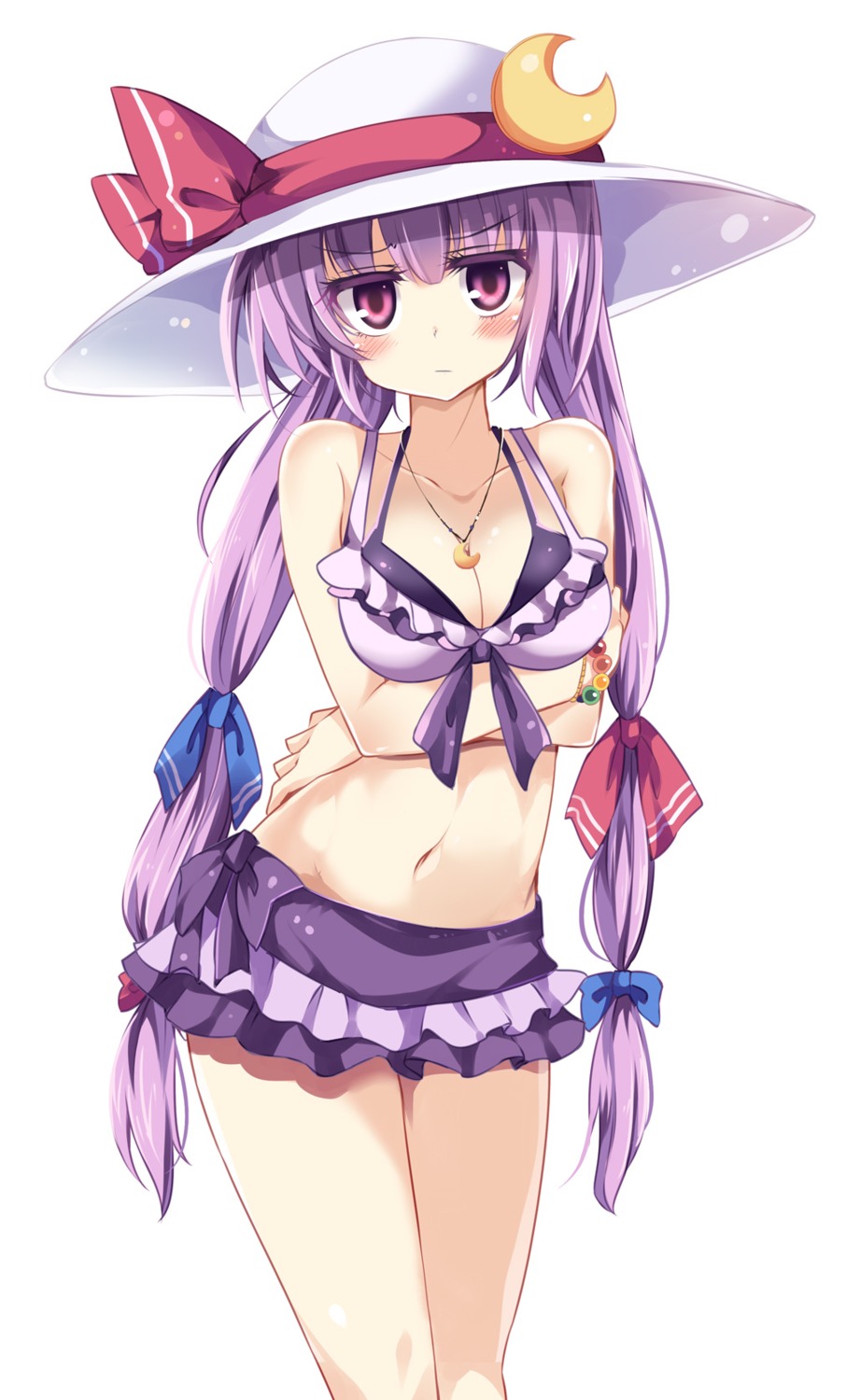 bikini, cleavage, matsuri_uta, patchouli_knowledge, swimsuits, touhou