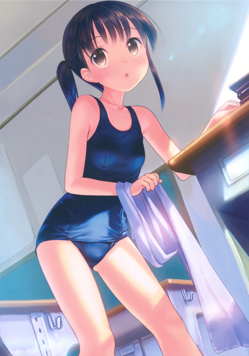 kogemashita, school_swimsuit, swimsuits, takoyaki