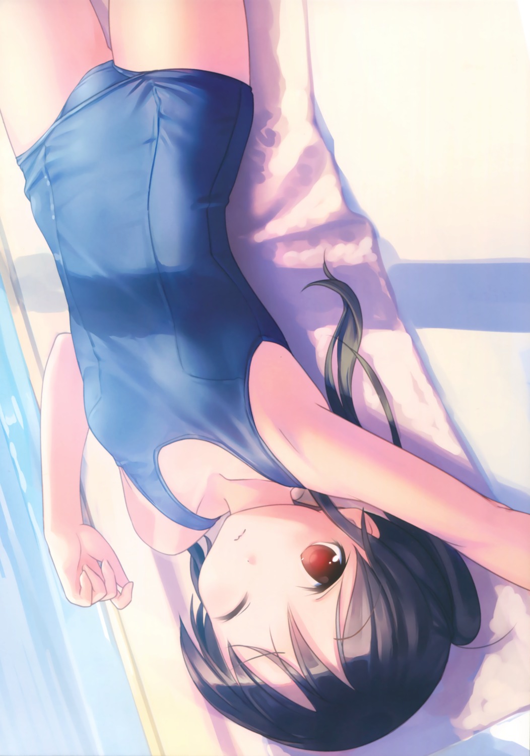 kogemashita, school_swimsuit, swimsuits, takoyaki