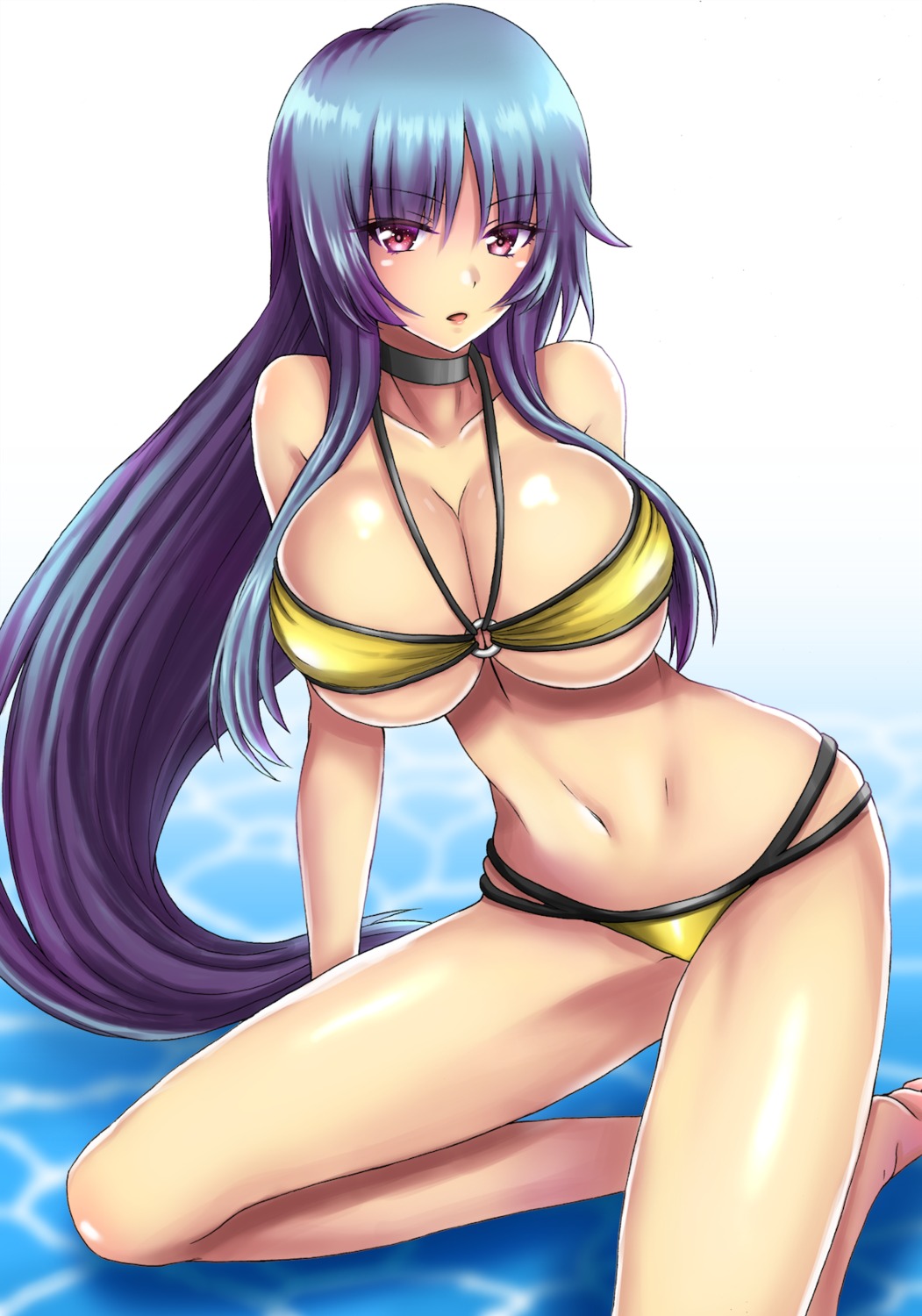 bikini, cleavage, natsume_(pokemon), pokemon, swimsuits, takecha, underboob