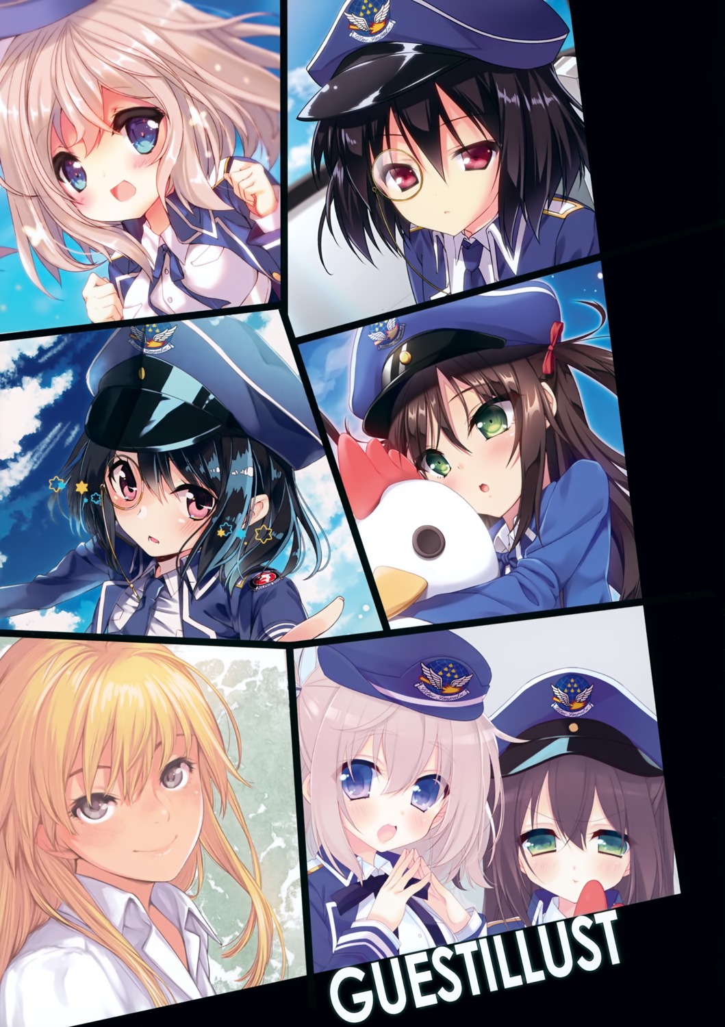 aoi_kurusu, chinen_suzuha, hayakawa_harui, hyuga_tsubame, megane, oribe_rin, uniform, valkyrie_impulse