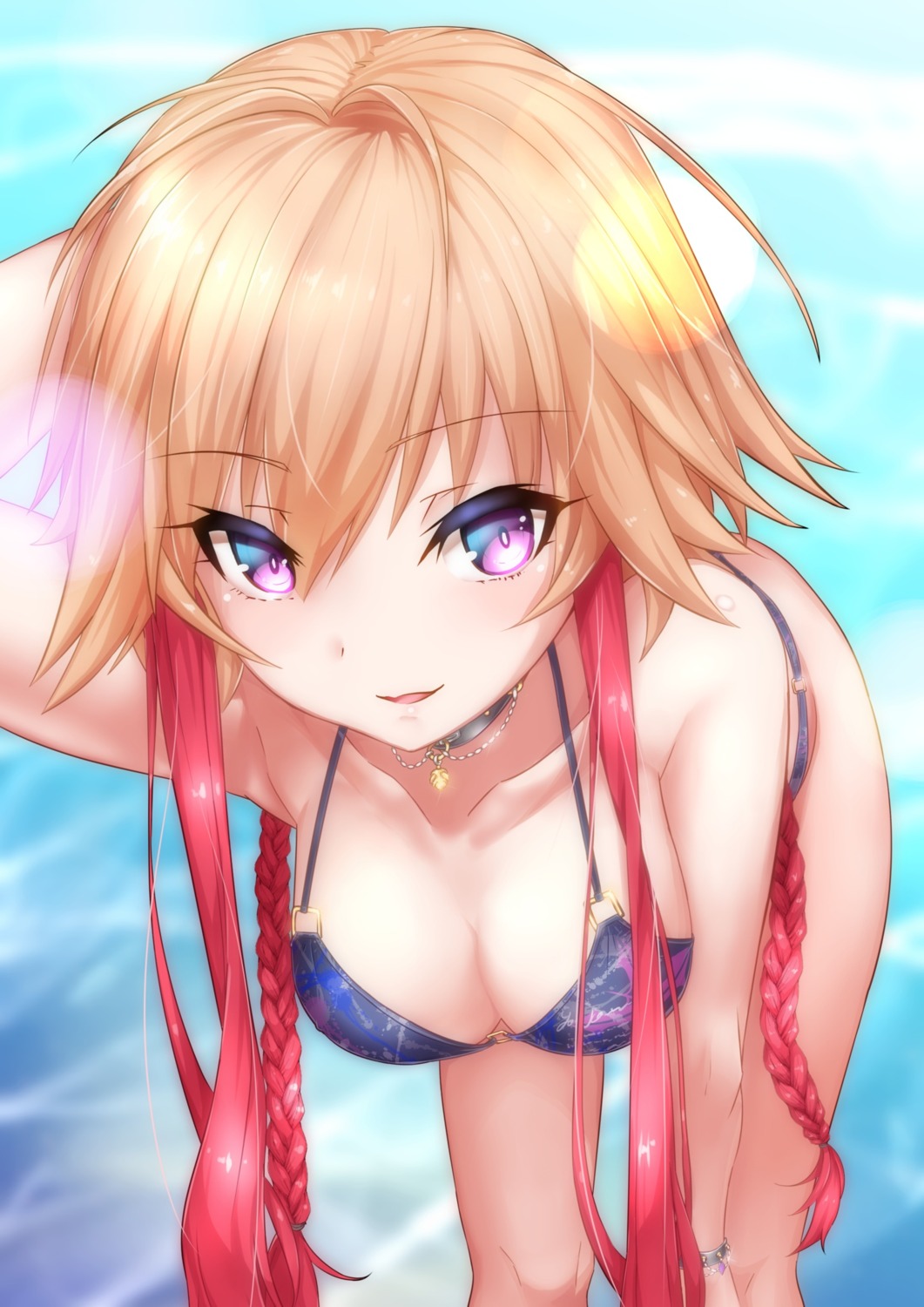 bikini, cleavage, ninomiya_asuka, swimsuits, tanukicho_ask, the_idolm@ster, the_idolm@ster_cinderella_girls