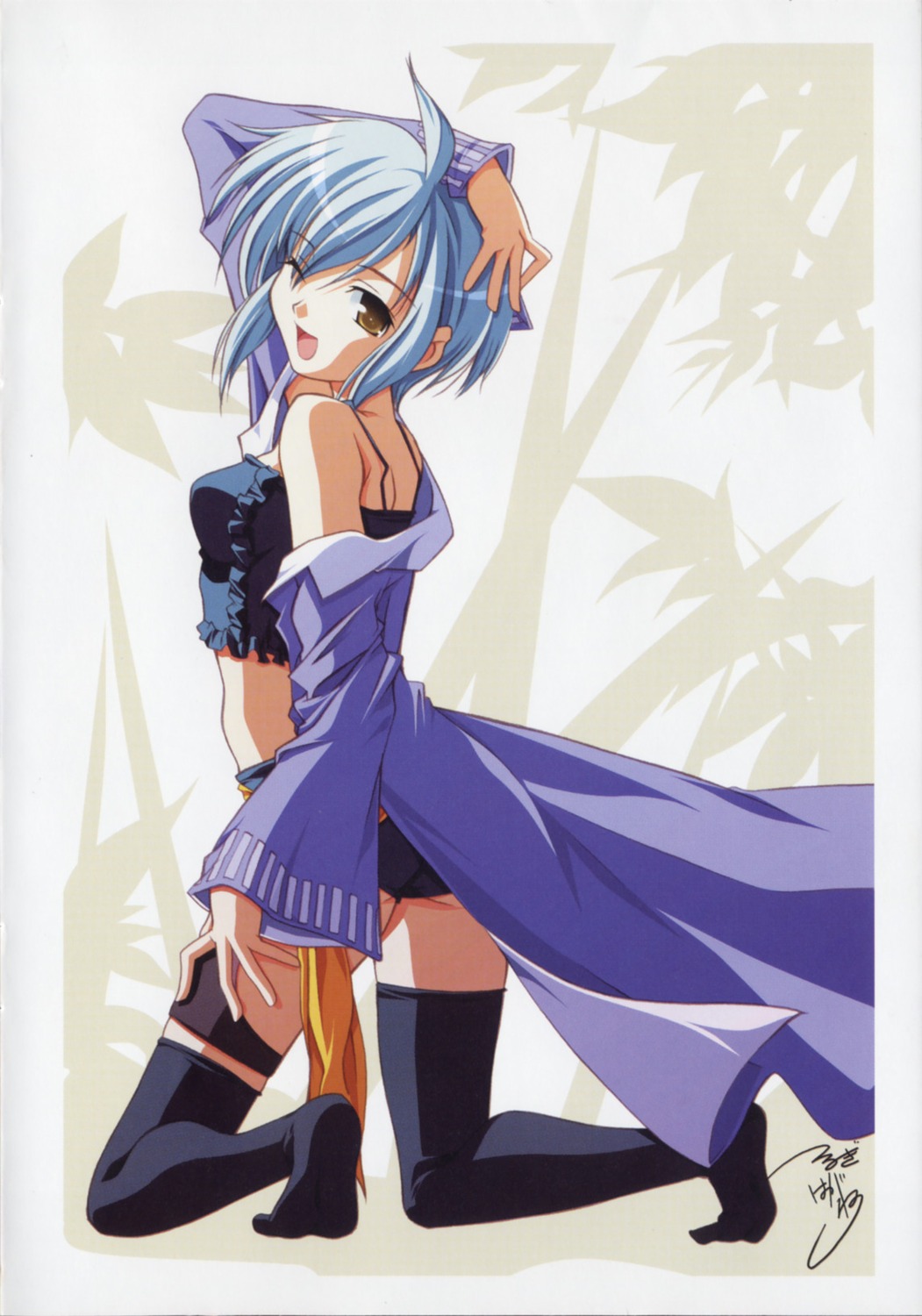 binding_discoloration, sorairo_no_organ, stella_(sorairo_no_organ), thighhighs, tsurugi_hagane