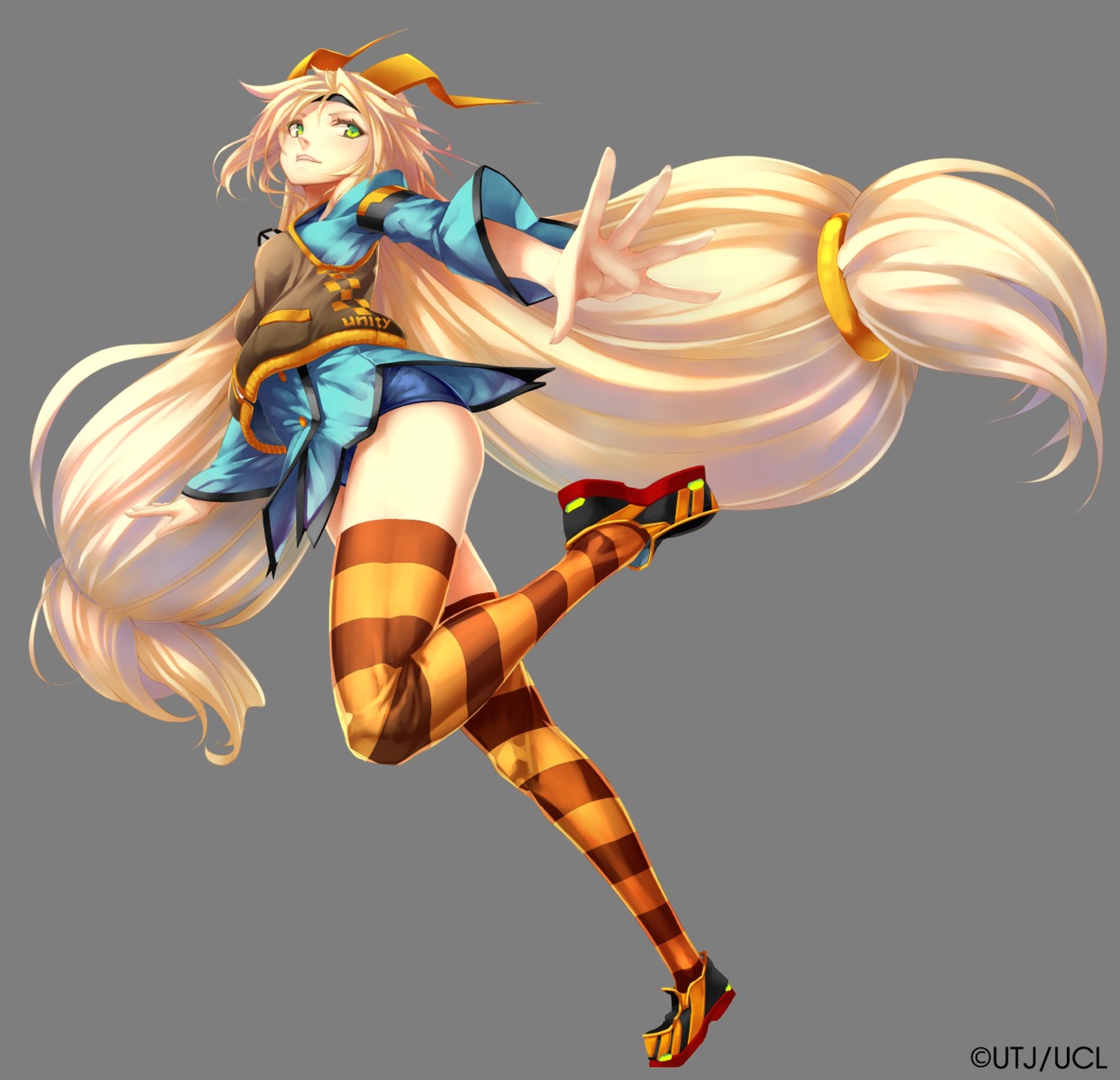 ntny, thighhighs, transparent_png, unity-chan