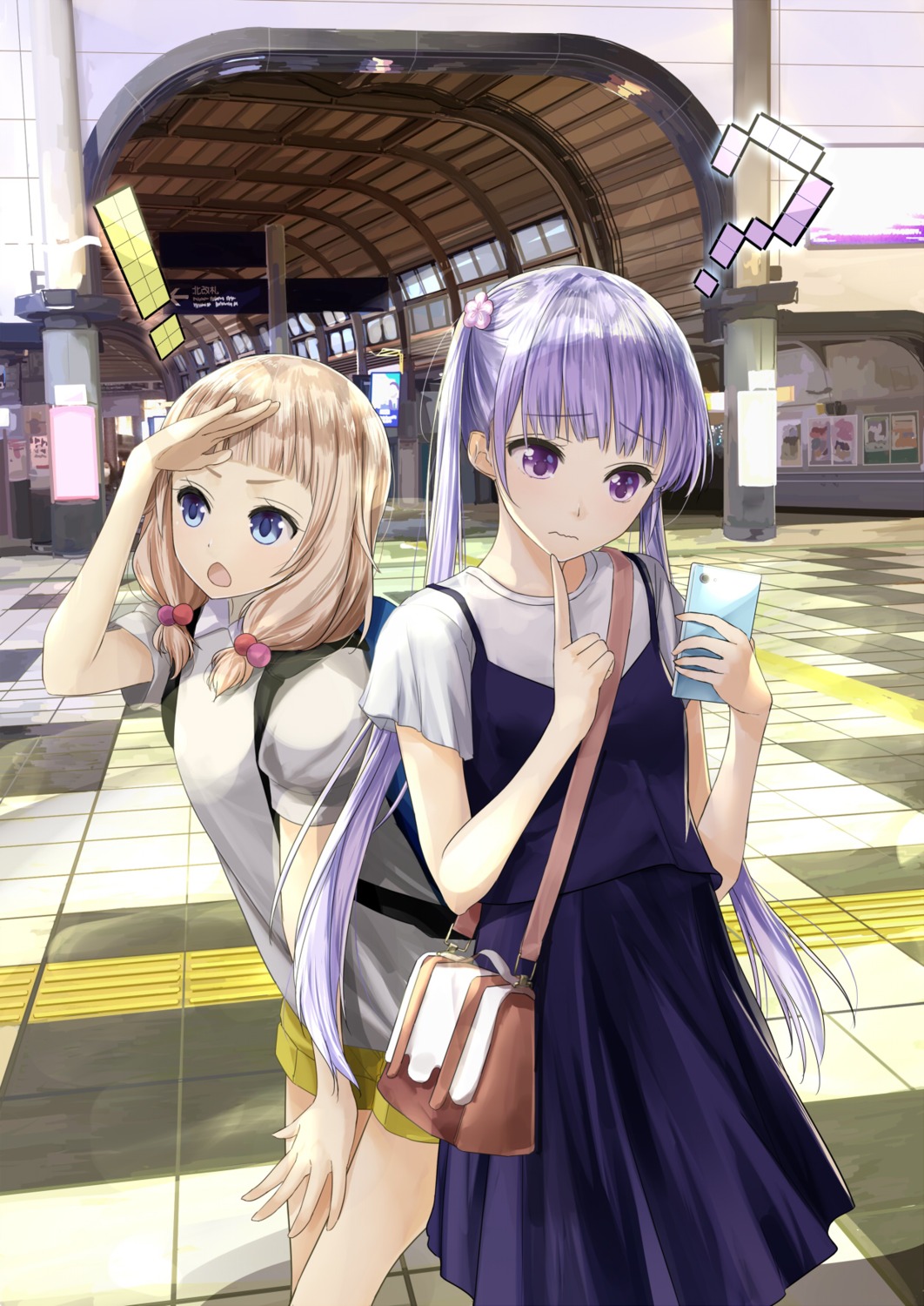 dress, mikipuruun_no_naegi, new_game!, sakura_nene, suzukaze_aoba