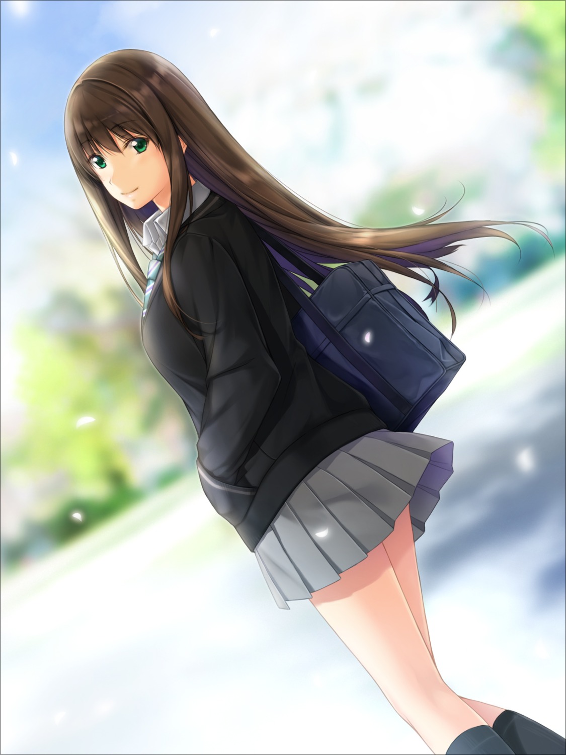 nayuta69, seifuku, shibuya_rin, sweater, the_idolm@ster, the_idolm@ster_cinderella_girls