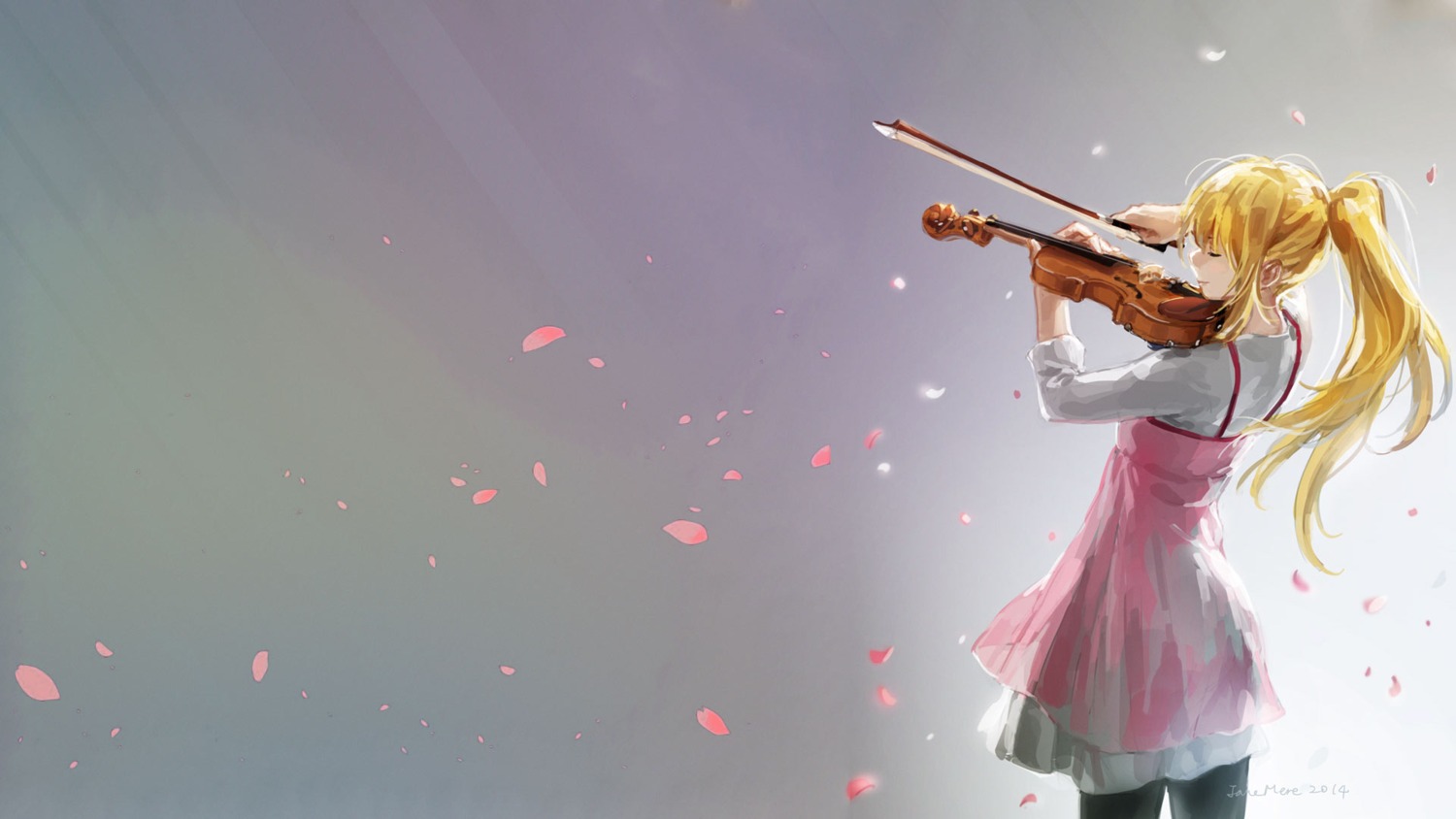 dress, janemere, miyazono_kaori, pantyhose, shigatsu_wa_kimi_no_uso, wallpaper
