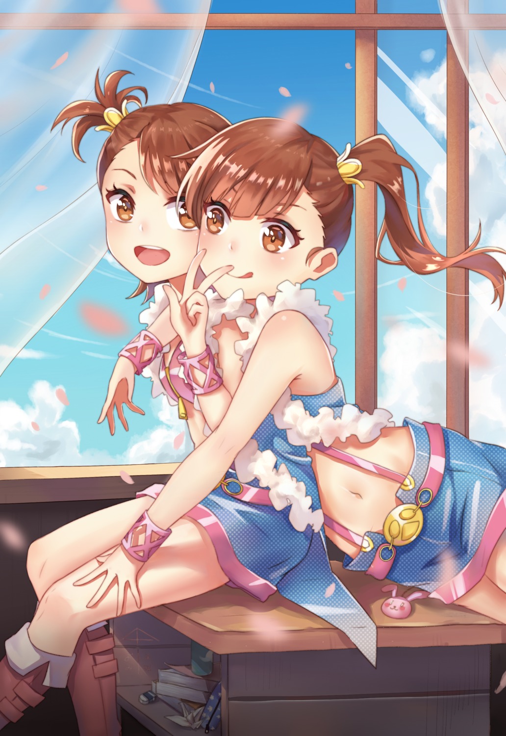 futami_ami, futami_mami, the_idolm@ster, yuhuan