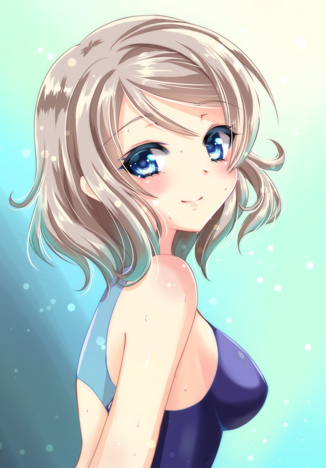 love_live!_(series), love_live!_sunshine!!, setsuna_rio, swimsuits, watanabe_you, wet