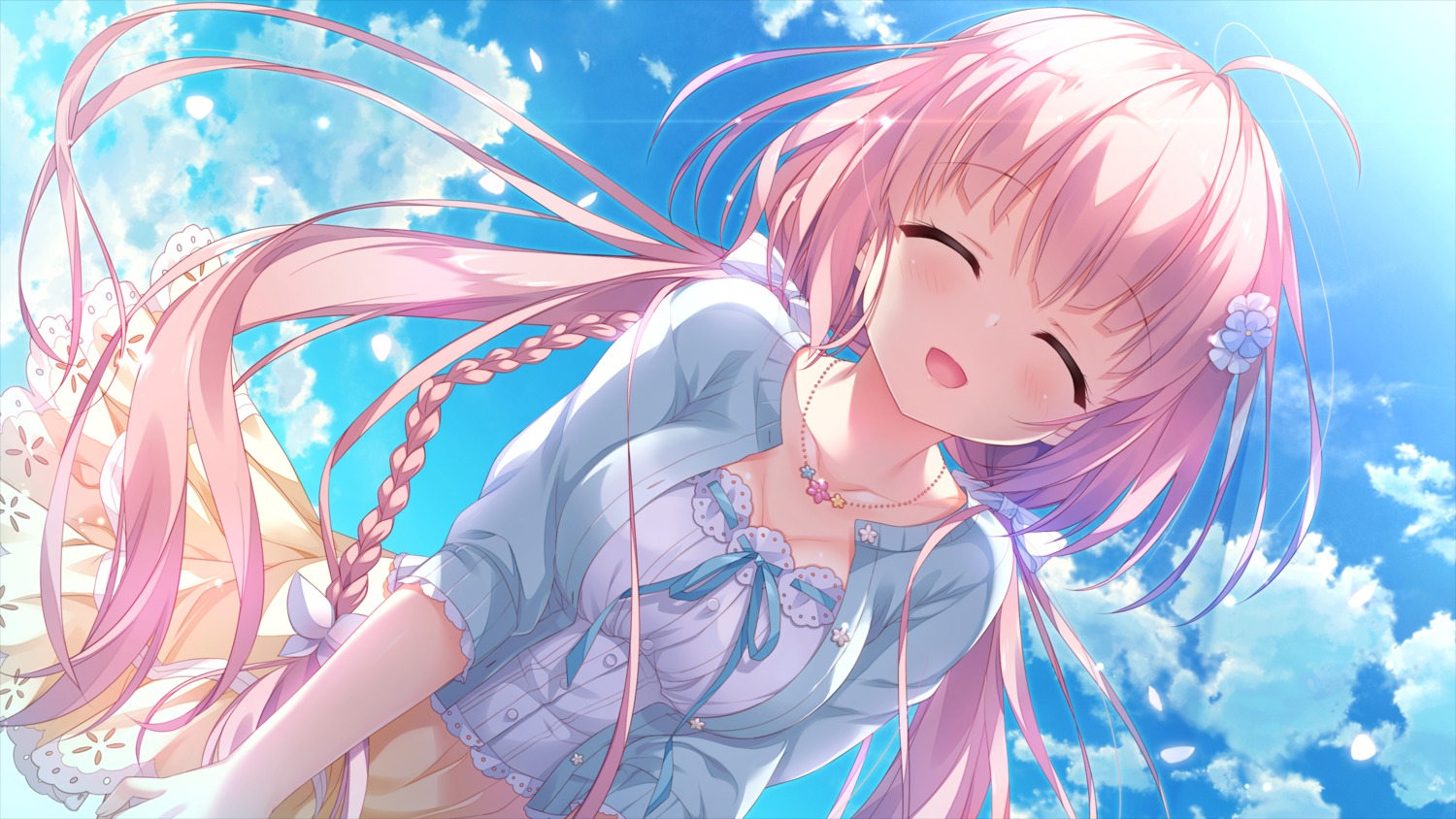 ameto_yuki, game_cg, haru_(karenai_sekai_to_owaru_hana), karenai_sekai_to_owaru_hana, sweet&tea