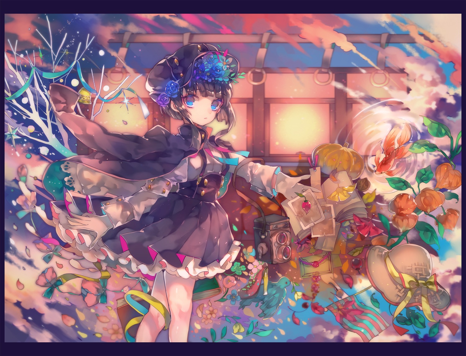 cha_goma, dress