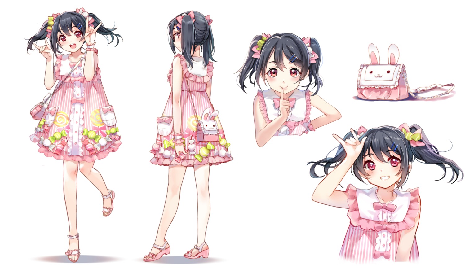 dress, heels, love_live!, love_live!_(series), sheska_xue, yazawa_nico