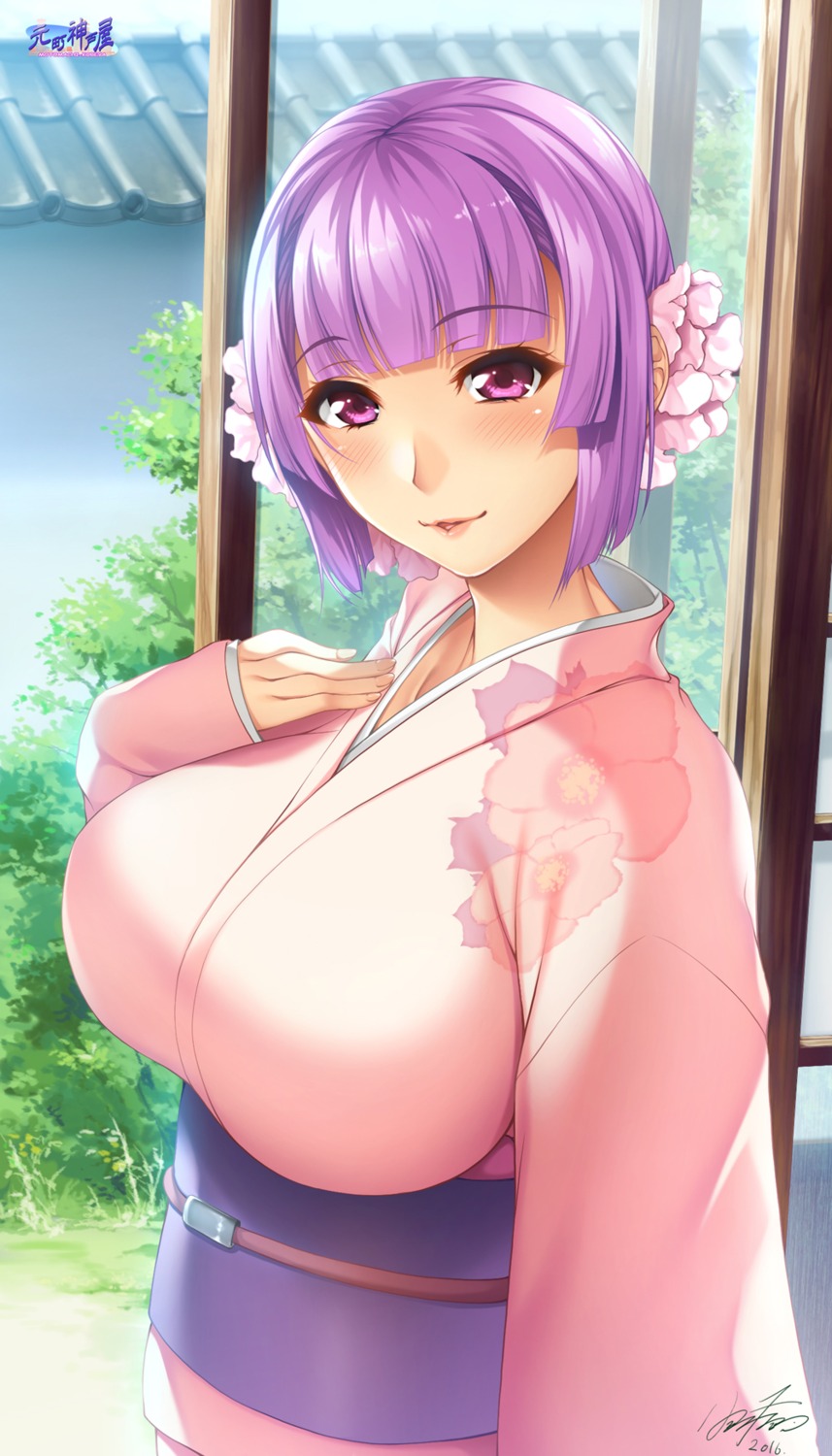 hozumi_kaoru, kimono, nanairo_reincarnation, silky's_plus_wasabi