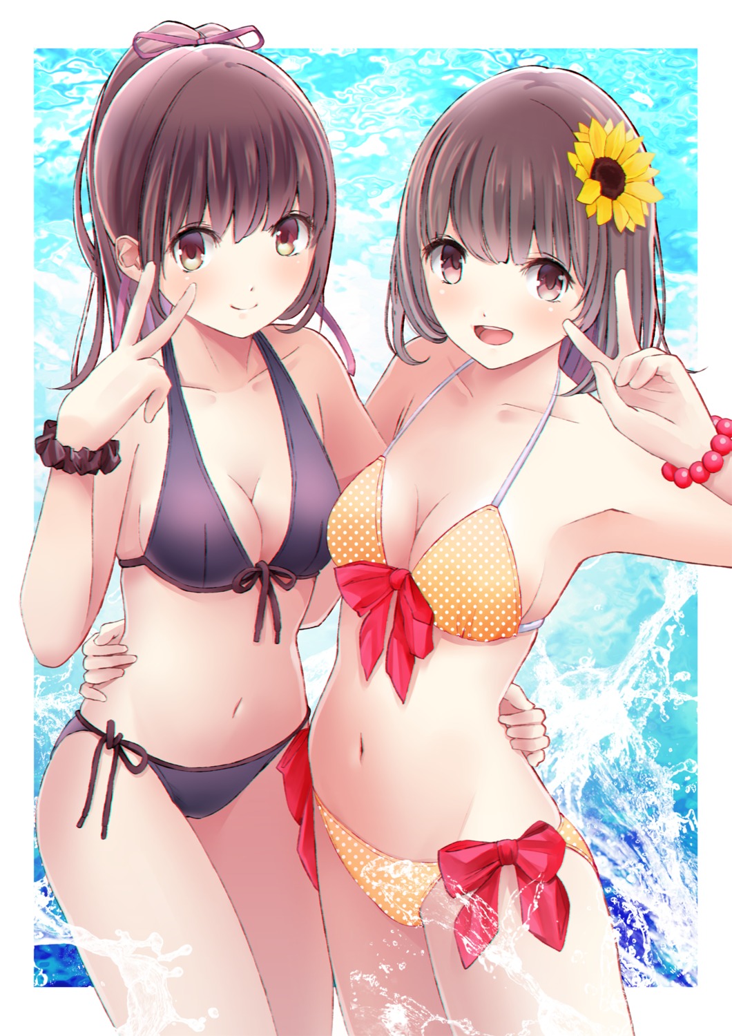 bikini, chikuwa_(odennabe), cleavage, swimsuits