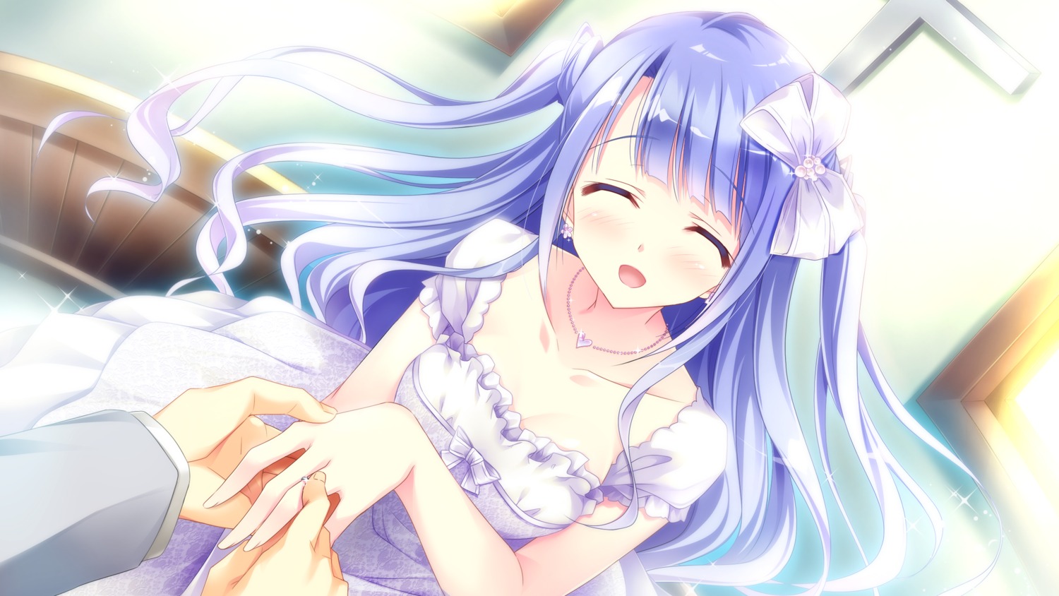 dress, ensemble_(company), game_cg, kimishima_ao, koi_suru_kimochi_no_kasanekata, koi_suru_kimochi_no_kasanekata_~kasaneta_omoi_zutto~, ougi_ichika, wedding_dress