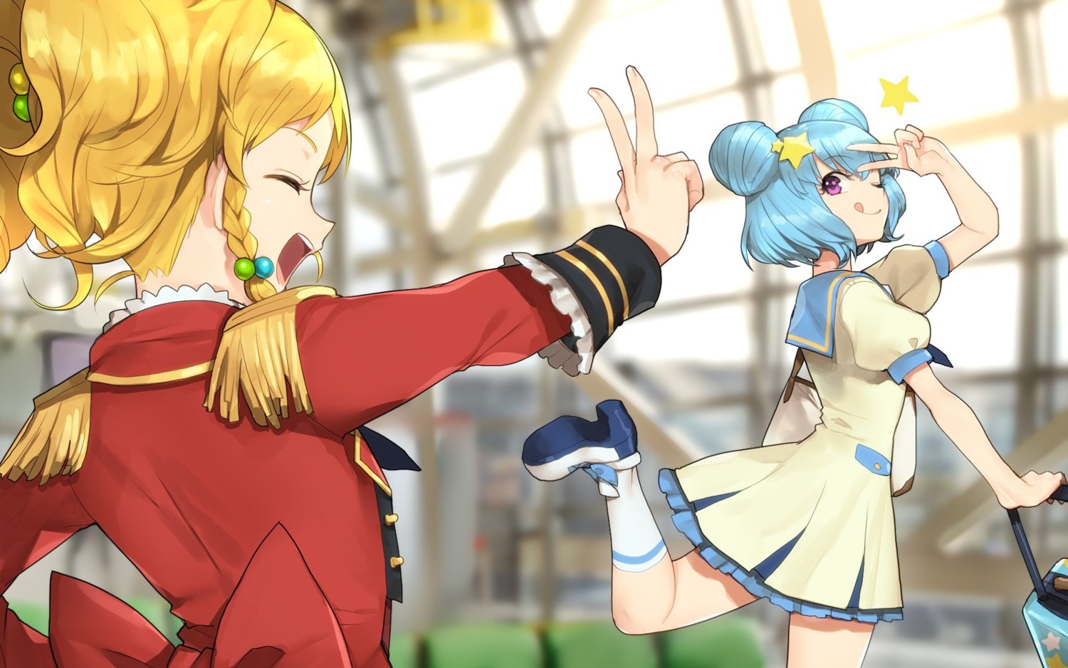 aikatsu!, aikatsu_stars!, haruka_ruka, heels, hitoto, nikaidou_yuzu, seifuku, uniform