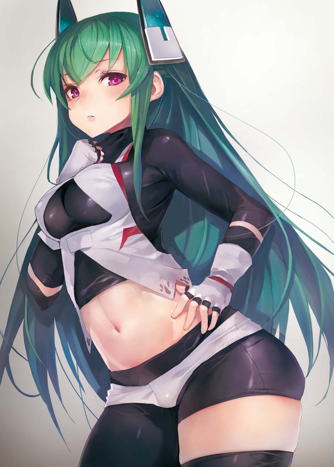 bodysuit, menou_kaname, taishi_(picchiridou), thighhighs