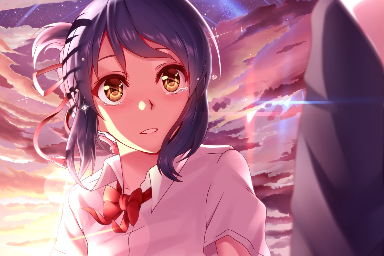 kimi_no_na_wa., miyamizu_mitsuha, seifuku, tachibana_taki, wintersteam