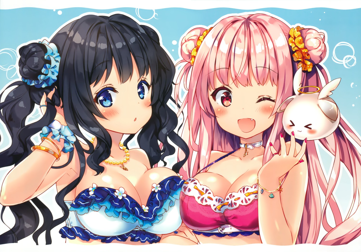bikini_top, cleavage, eterna, fixed, luanastia_fluegel, rianastia_fluegel, riichu, swimsuits, symmetrical_docking