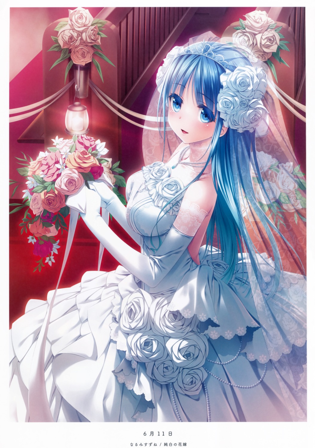 dress, narumi_suzune, scanning_resolution, see_through, wedding_dress