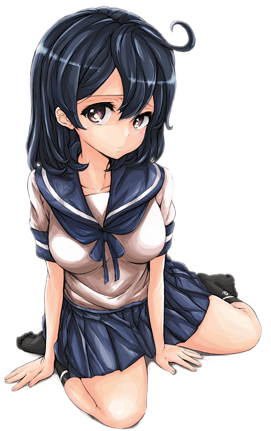 kantai_collection, nanai, seifuku, ushio_(kancolle)